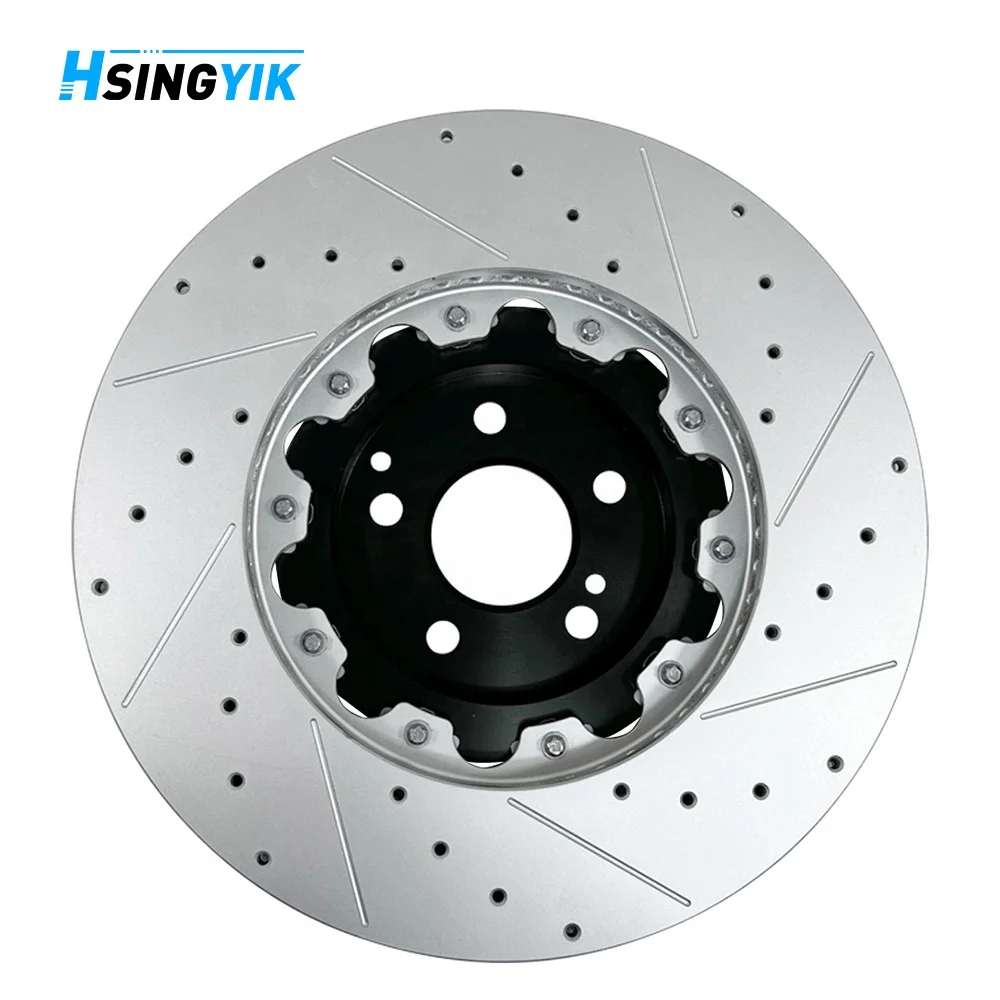 Hsingyik Auto Part Cross Drilled Floating Rotor Brake Discs For