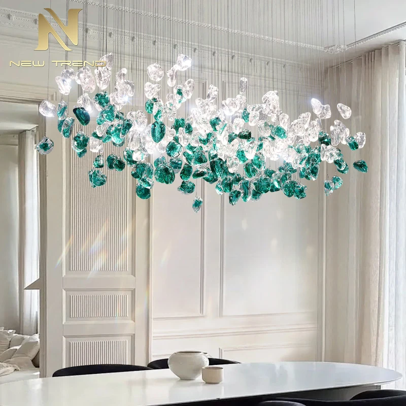 CPL-386 Decorazione Interna su Misura Sala Salone Albergo Scala Sala da Pranzo Sala da Pranzo Lampadario a Goccia LED Vetro