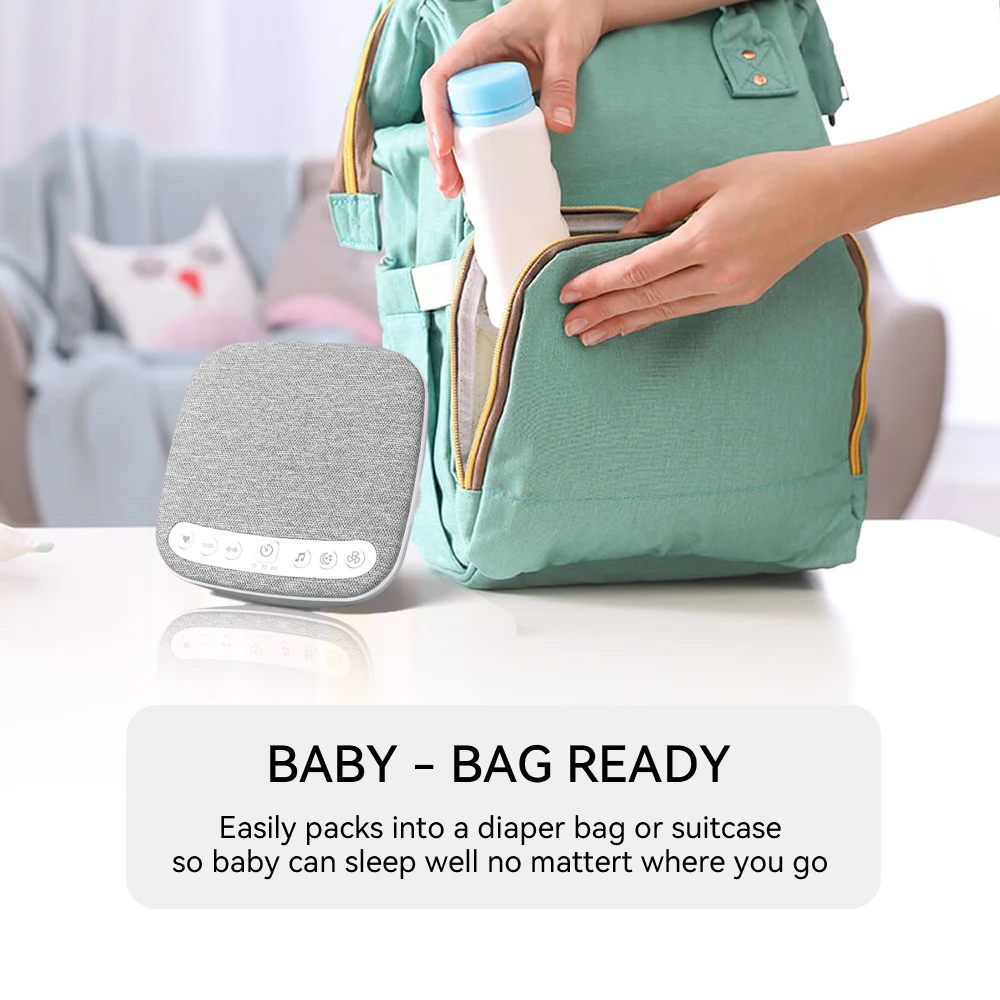 Innovation Products 2024 Baby White Noise Machine Top Grade Wrap Cloth Memory Card Audio Player for Home Use