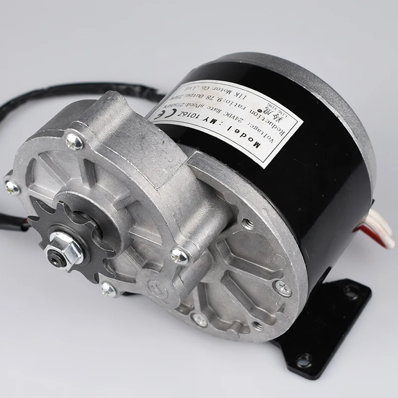 350W 24V 36V MY1016Z DC Gear Brush Wheel Motor Kit for Electric