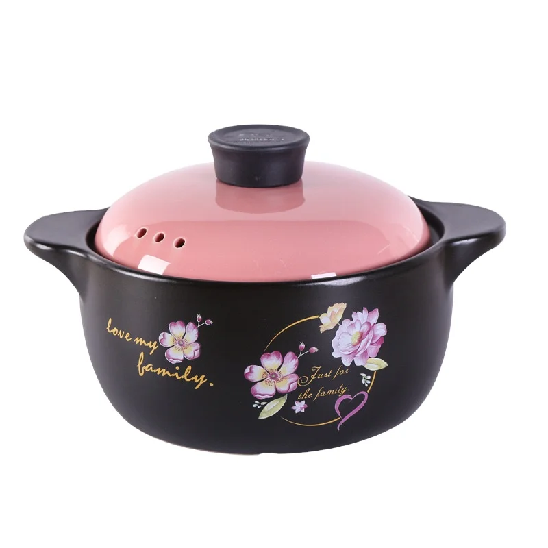 Juego De Utensilios De Cocina De Cerámica,Alta Temperatura,3,5 L,Color  Morado,Para Sopa,Resistente Al Calor,Cazuela De Doble Oreja,Olla Para Cocina  - Buy Corea De Cerámica De Utensilios De Cocina,De Cerámica De Utensilios  De Cocina