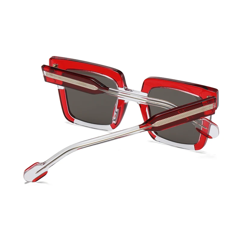 High Quality Sunglasses Manufacturer Small Orders Trendy Fashion Designer square Sunglasses