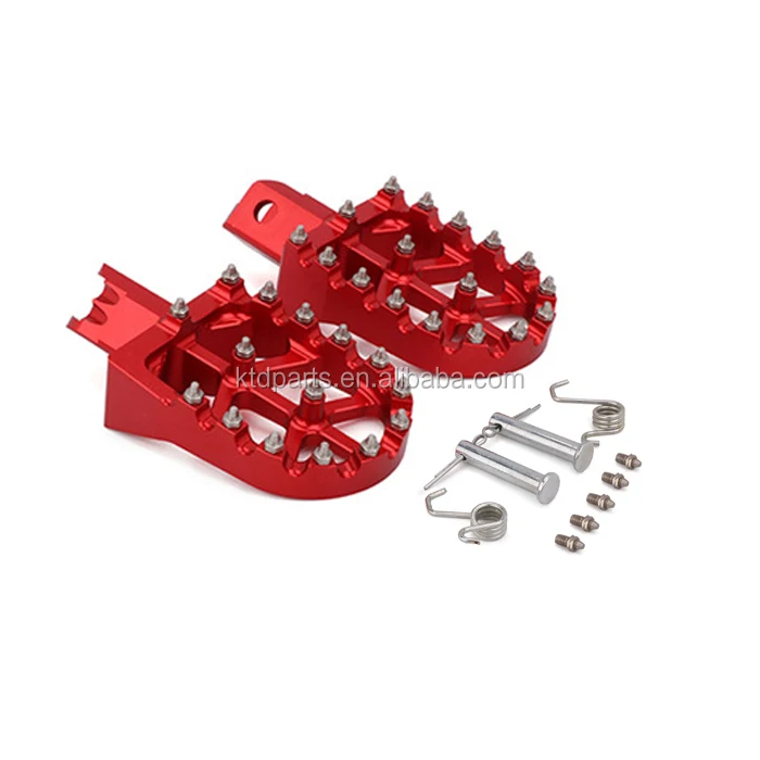 wide dirt bike foot pegs