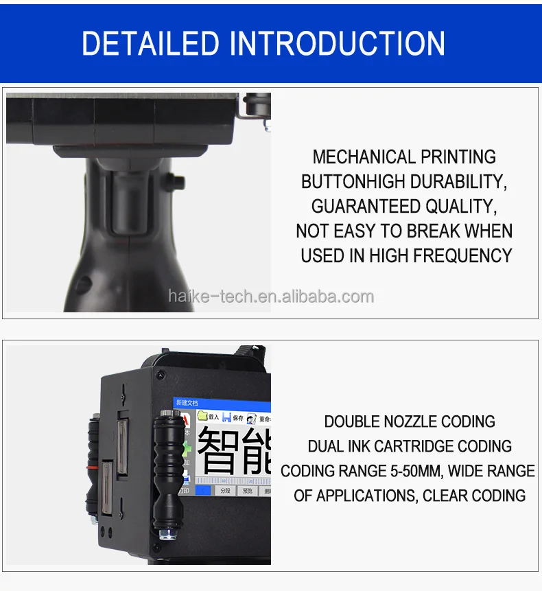 Portable Expiry Date Labeling Logo Expire Date Large Characters