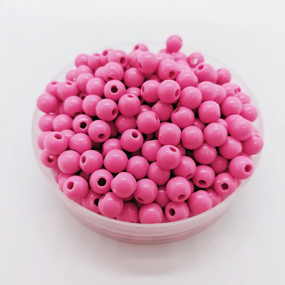 Wholesale 10mm 900pcs/bag Heishi Colorful Loose Bead Round Acrylic Beads For DIY Jewelry Bracelet Necklace Making