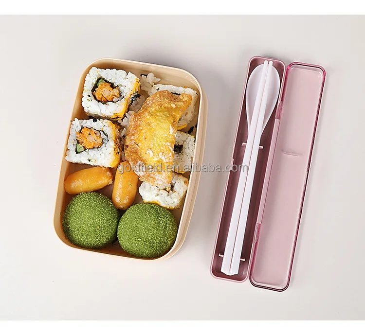 Korean Student Portable Eco-friendly Two-Piece Set Spoon and Chopsticks Flatware for Camping