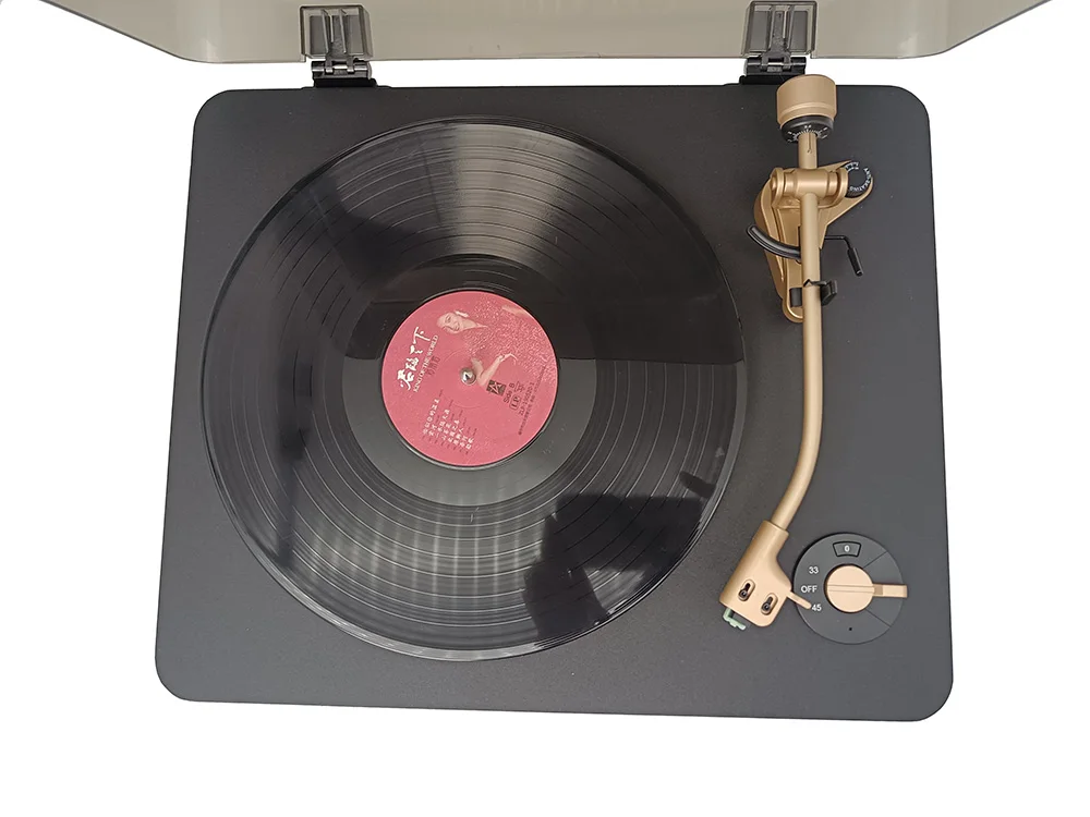 Vinyl Record Player Tocadiscos Lidl Factory Price Belt Drive