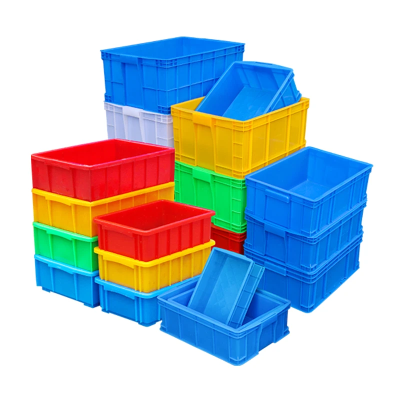 Agriculture Vegetables Fruit Sea Food Storage Plastic Crate Storage Vented Box Turnover Crate Multi-use Folding Crate