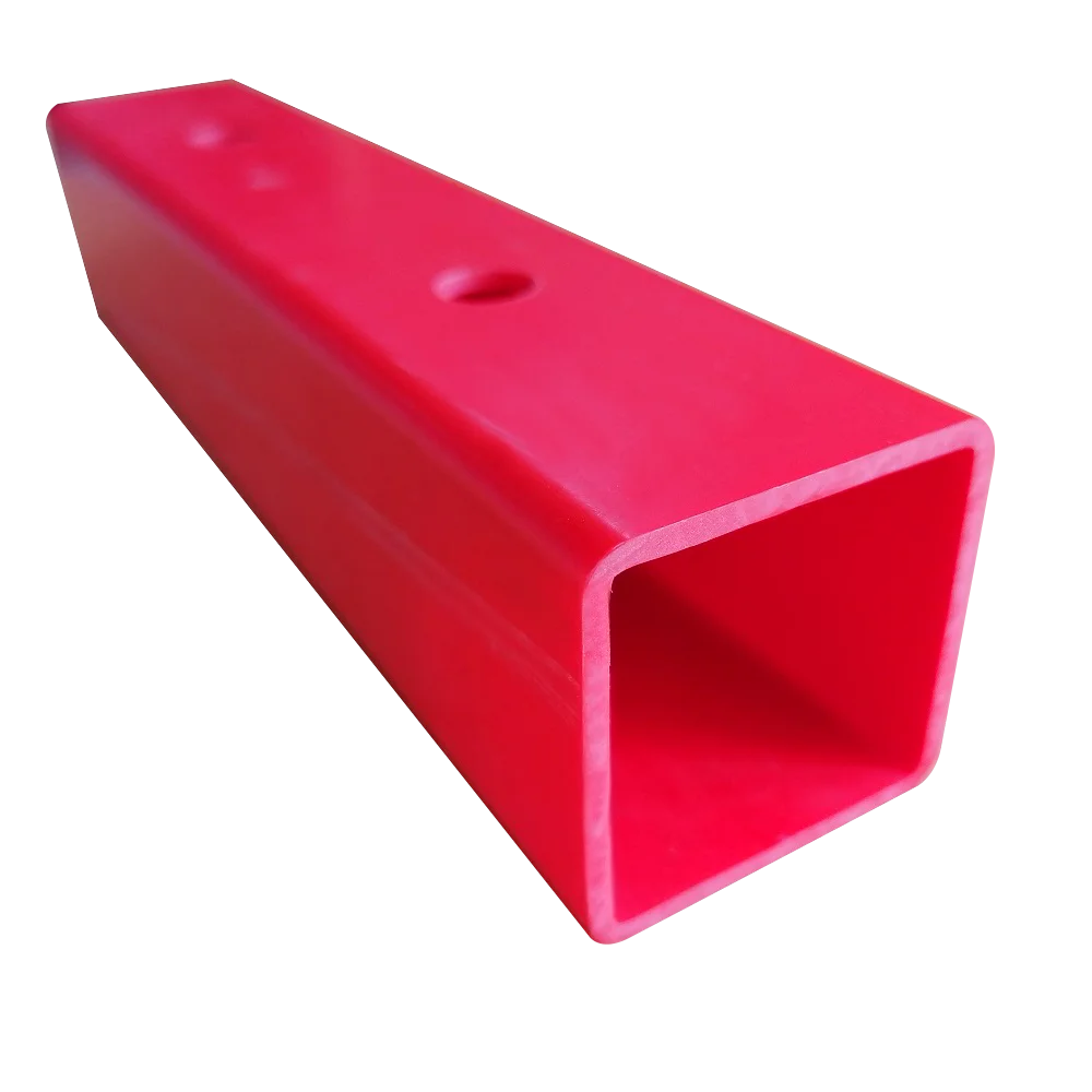 square PVC Pipe  Rectangular Pvc Tubes for Storing Goods PVC square Pipe Square Plastic Tubing Customize Plastic Box Sections