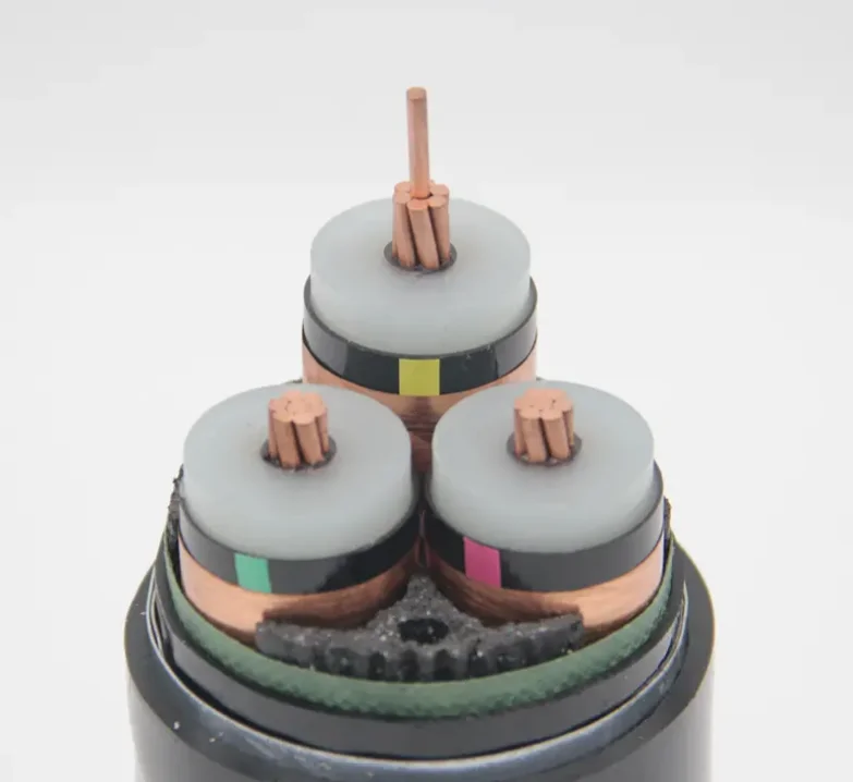 YJV22 3*50mm2 26/35KV copper conductor XLPE insulation PVC sheath medium voltage power cable for construction