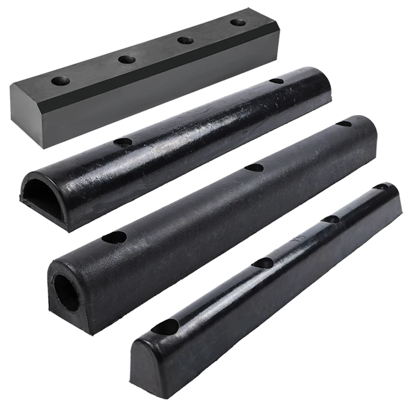 Black Rubber Dock Bumpers Roadway Products manufacture