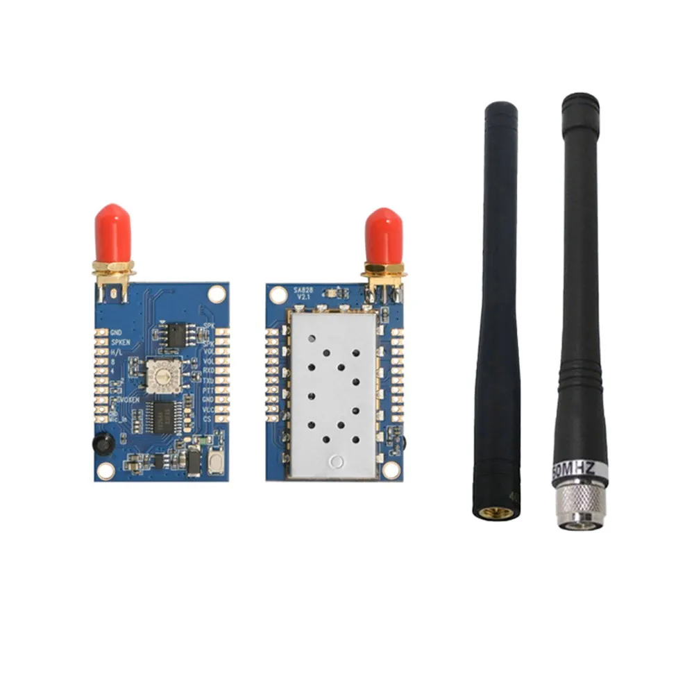 G-NiceRF SA828 Miniature Walkie Talkie Module, 1.5W, 5km UHF, UART