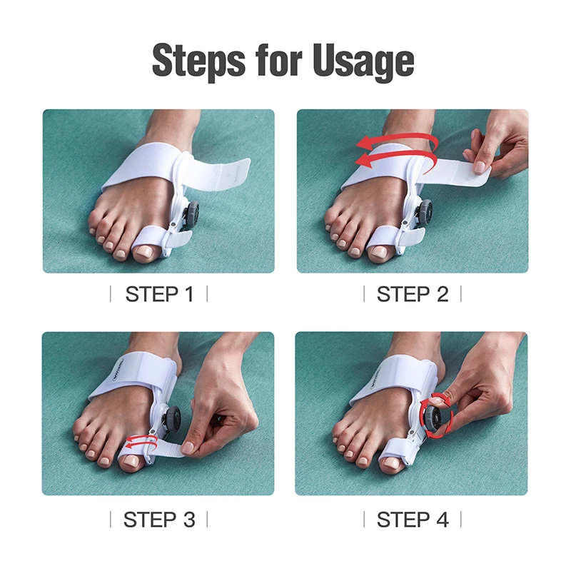 OEM Custom Toe Separator Bunion Corrector Hallux Valgus Orthopedic Braces Toe Correction of Night Valgus Corrector