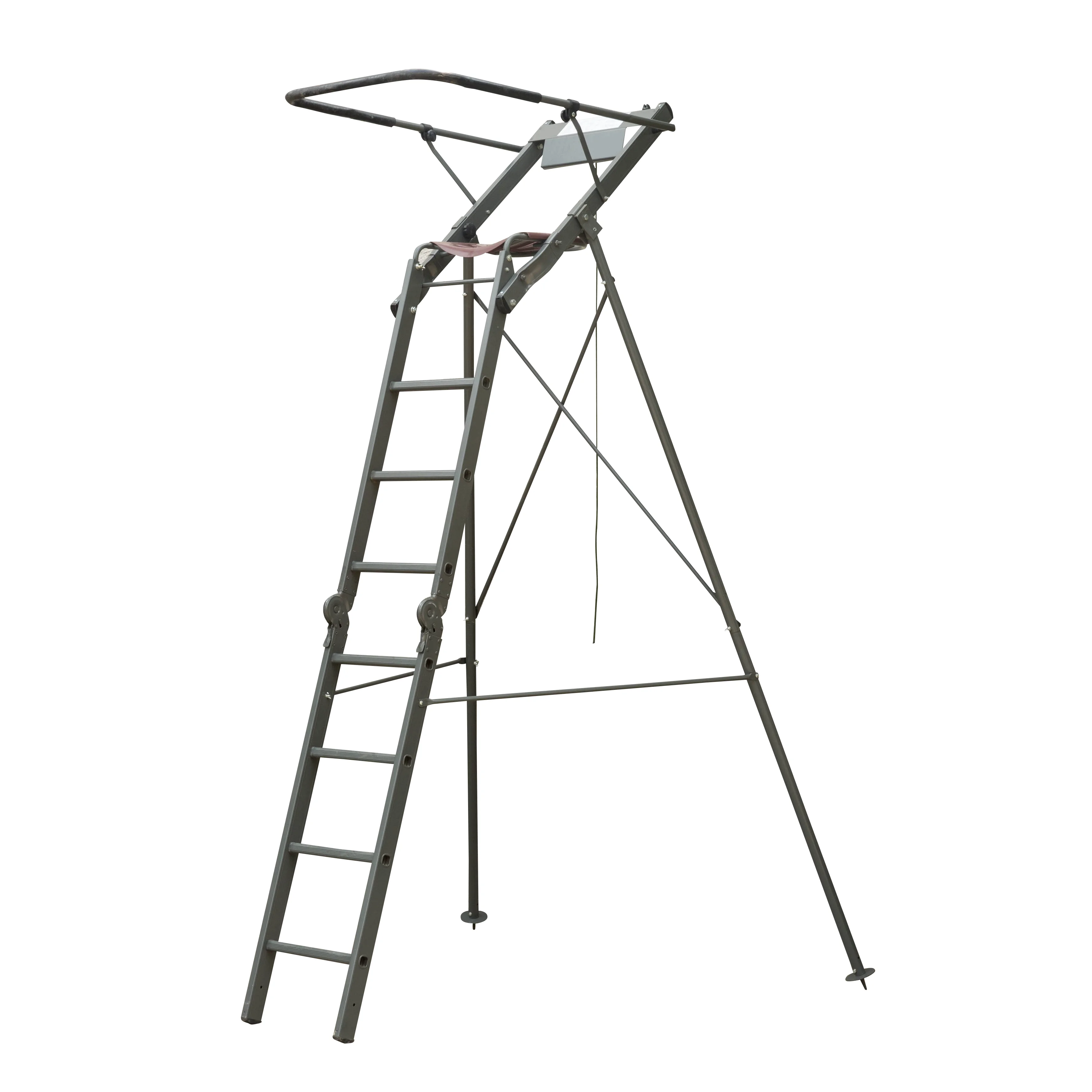 Aluminum hunting tree stand ladder Stainless steel outdoor ladder tree