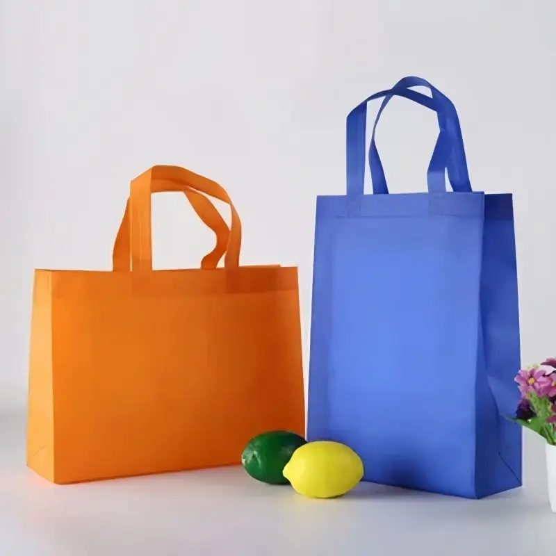 Custom Printed Promotional Non Woven Fabric Grocery Cloth Tote Bag Wholesale Gift Bag