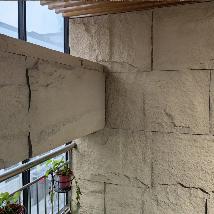 Good Price Cladding Stone Panels Exterior Wall Supplier Artificial Exterior Stone Veneer Panels PU Stone Wall Panel