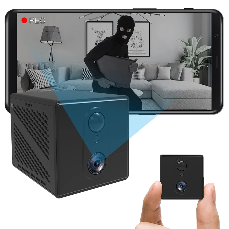 CB75 Mini WiFi Camera Smart Home Smallest Camera Full HD 1080P Camcorder Small Wireless 4G Mini Infrared CCTV Camera
