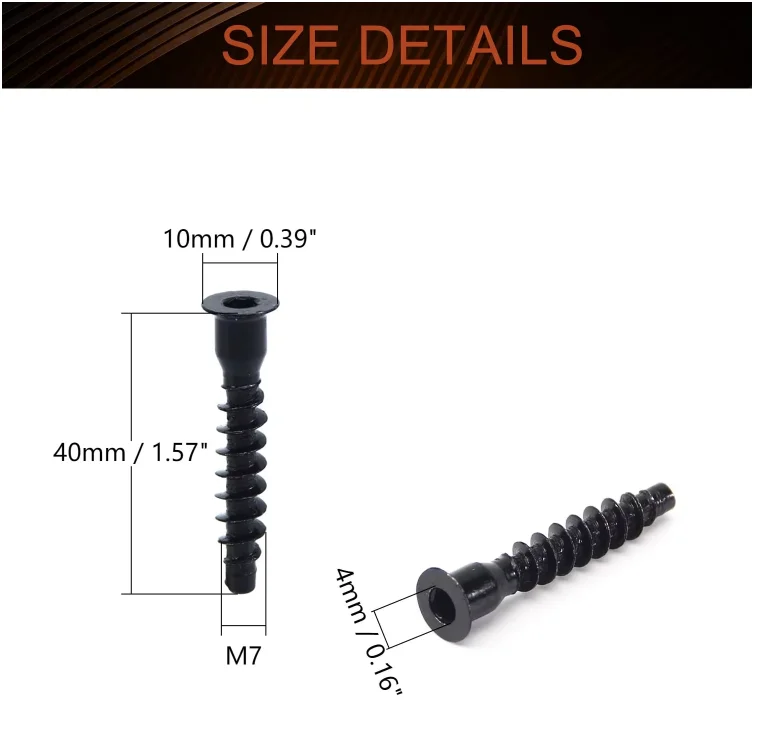Hex Socket Wood Furniture Screws