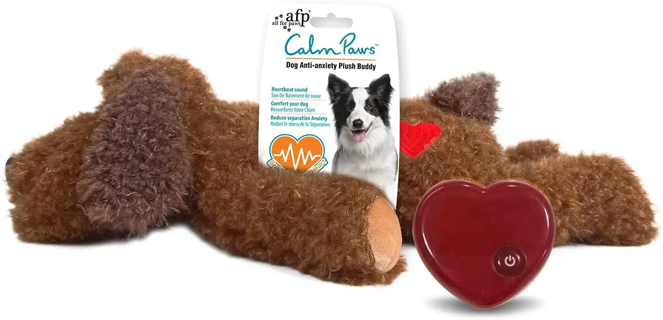 afp calm paws dog anti anxiety plush toy