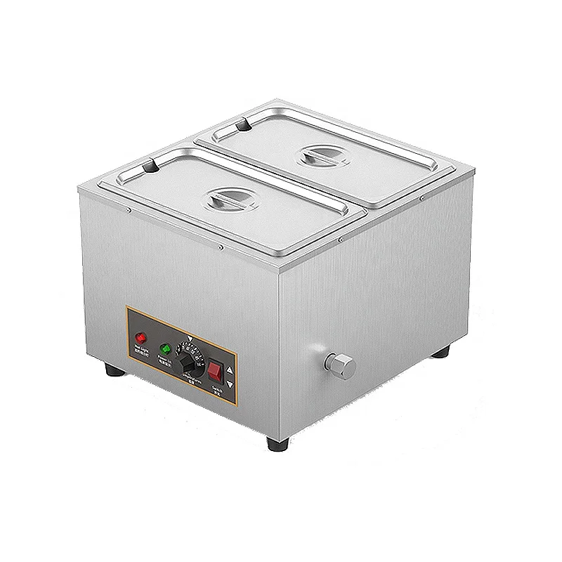 Промышленная Электрическая цифровая двойная кастрюля из нержавеющей стали 12l с сертификатом се для приготовления шоколада