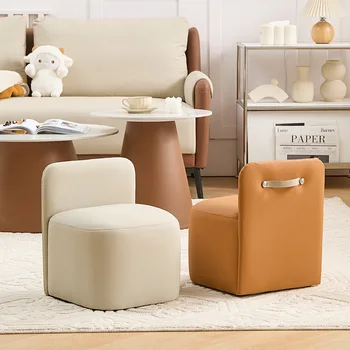 Modern Luxury Chairs Hotel Home Solid Hardwood Fabric Dining Armchairs