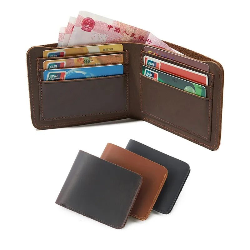 Wholesale OEM Hot Selling Slim Designer PU Leather Wallet for Men