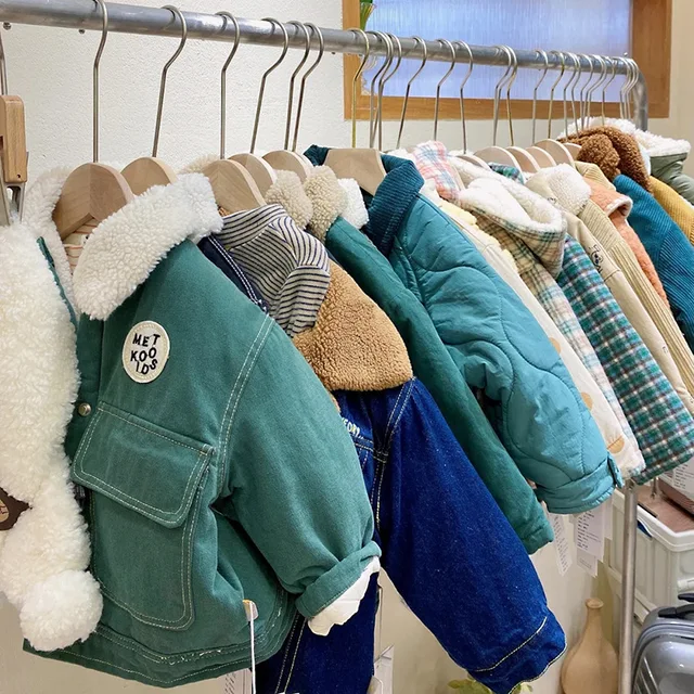 Children's clothing Winter boys down jacket long sleeve fashion cotton-padded jacket