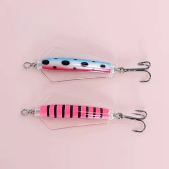 Factory ABS Plastic Ice Fishing Lure 11.5g WithTreble Fishing Hooks for Ice Fishing Saltwater Jigs – Metal Jig – view 3