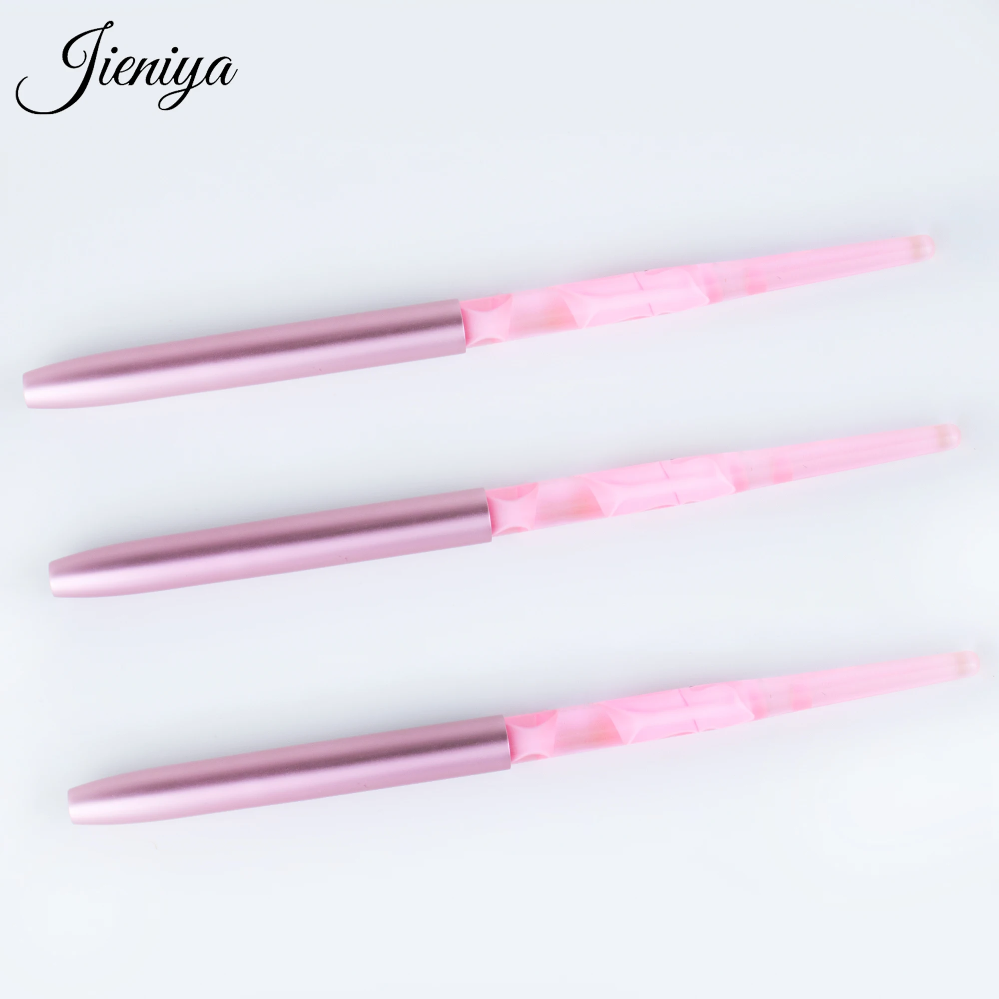 Акриловая скульптурная кисть Розовая мраморная текстура Ручка Pure Kolinsky 3D Кисть для