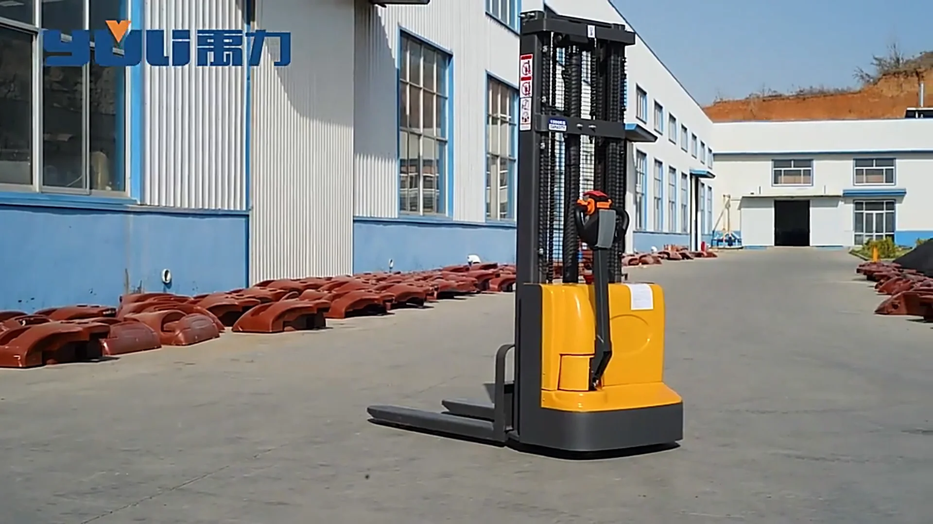 Yuli Handling Equipment Electric Stacker Walkie Stacker Power Stacker ...