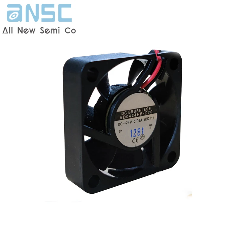 Original Axial flow fan  AD0424HB-G70 24V 0.09A 6000rpm 40*40*10MM Axial flow new cooling fan