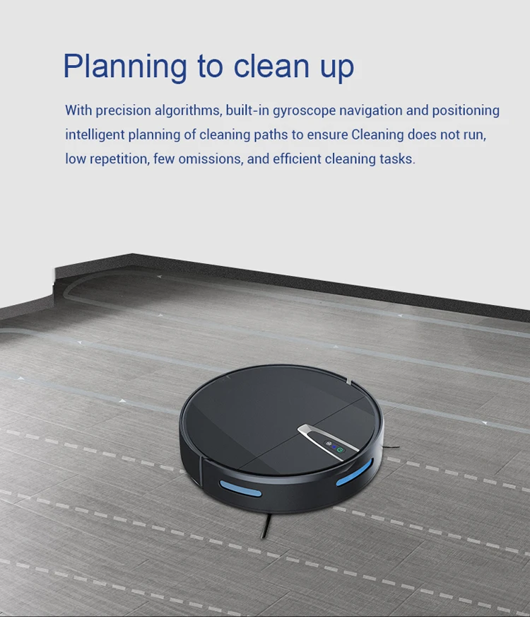 Robot Aspirador Inteligente Con Aplicación Wifi Para Limpiar Suelos Y Azulejos  De Madera Dura - Buy Robot Limpiador,Robot Aspirador,Robot Aspirador  Product on Alibaba.com