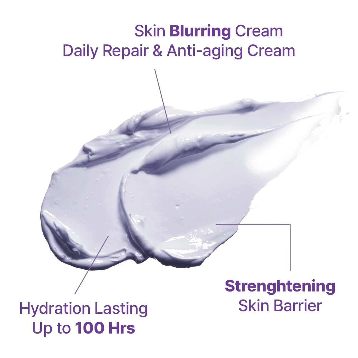 Private Label Hyssop Blurring Cream Collagen Face Moisturizer & Night Repair Cream for Anti-Aging, Nourishing Skin Barrier