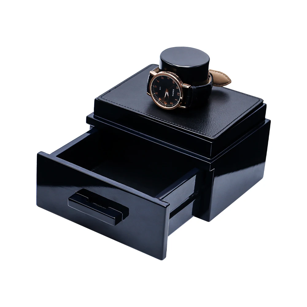 Men's Watch Display Cabinet Cylindrical Luxury Watch Box Storage Box Unique Watch Rack Display Rack Birthday Christmas Gift