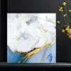 Powder Blue Gold Onyx