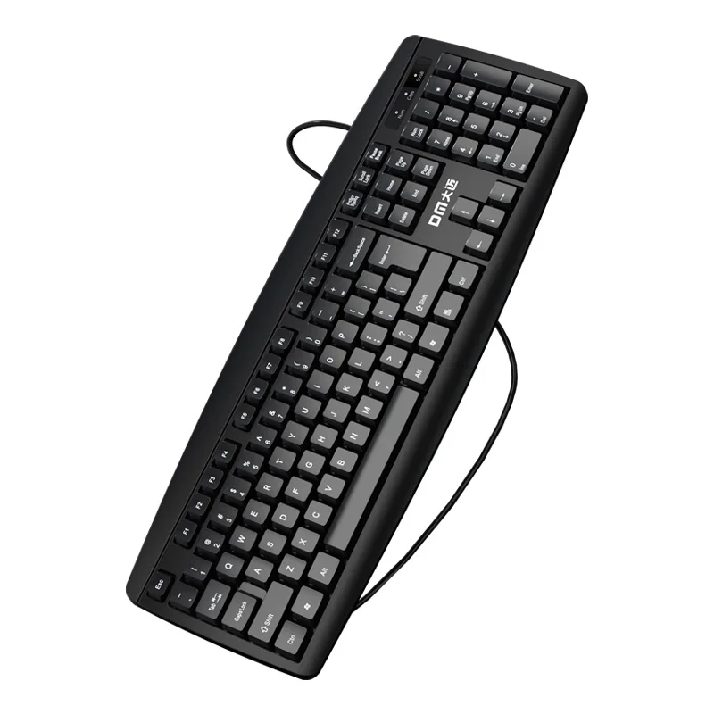 Universal 104 Keys USB Interface Wired Business Office Keyboard K10