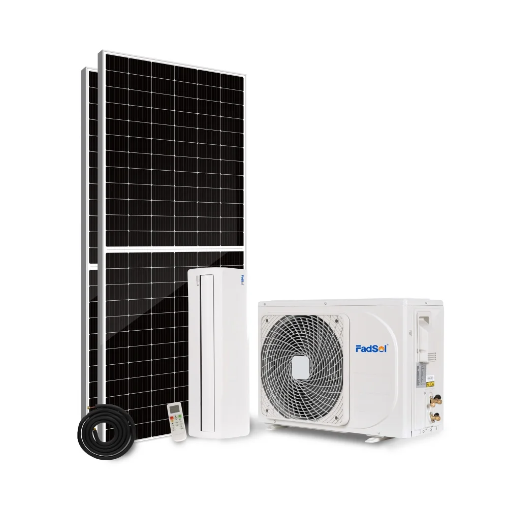 Air Conditioner  9000btu Solar Powered Air Conditioner AC DC Hybrid Solar Air Conditioner with Solar Panels