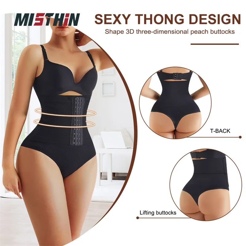 Hot Sale Full Body Women Slimming Thong Panties Wear Belt Tummy Control Underwear Waist Trainer Shaper Shapewear for Women details