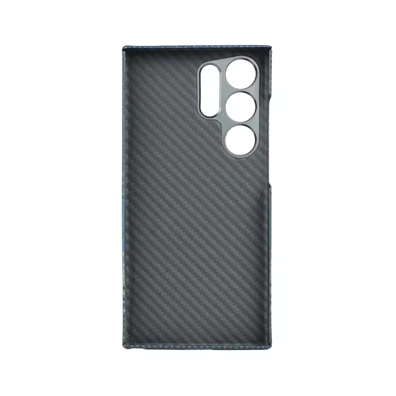 product laudtec carbon fiber phone case metal frame customized shell aramid slim lightweight cover for samsung s25 s24 ultra sjk982-30