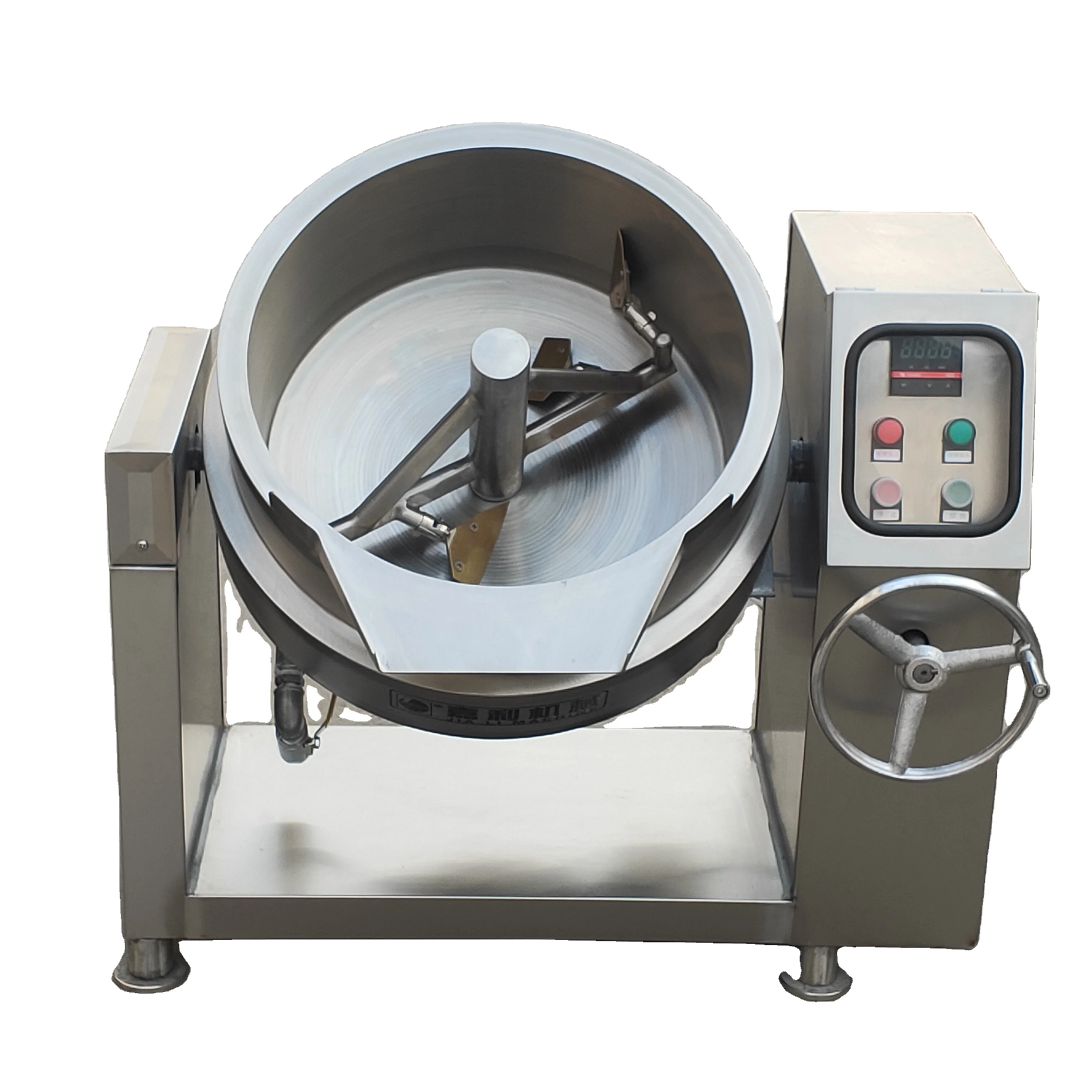 Automatic Pot Stirrer Khoya Making Machine Sweets Industrial Soup Making Machine