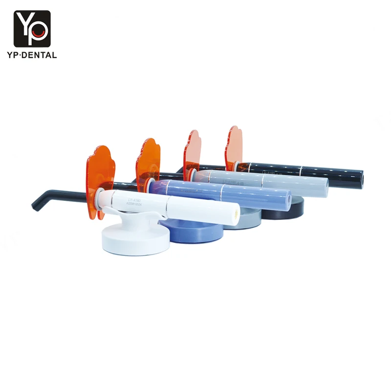 High Quality Colorful Plastic LED Curing Light Wireless Cure Lamp Machine 5s Cure 1200mw/cm Teeth Whitening Machine