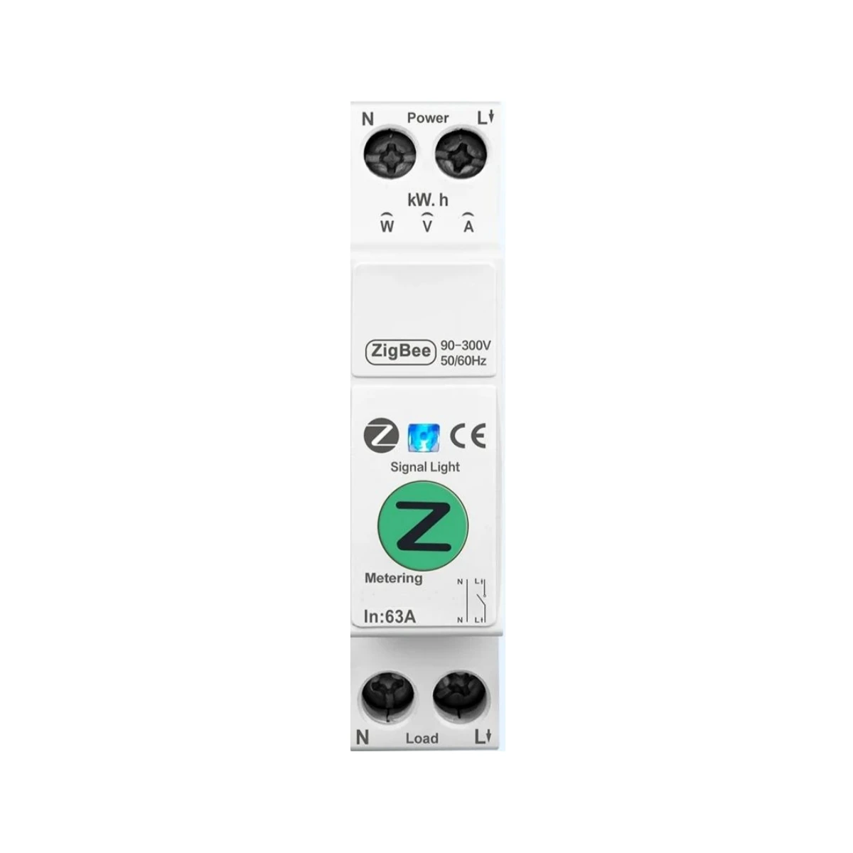Zigbee 63A Smart Switch Energy Metering Monitoring Circuit Breaker Timer Relay MCB Smartlife protection