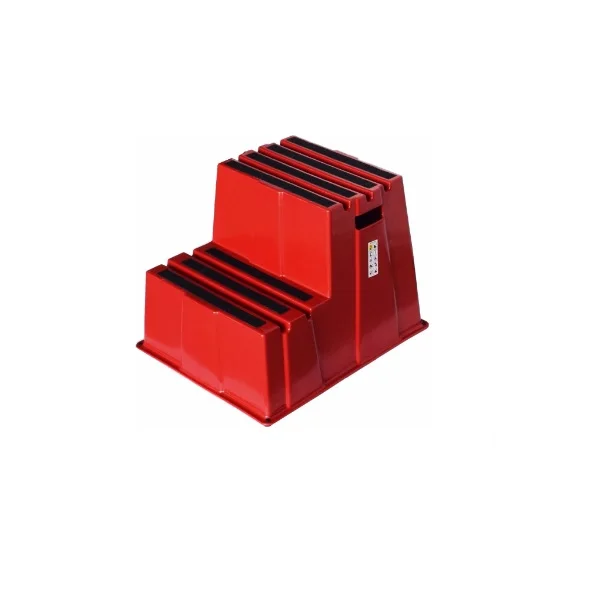 Tread Yellow Plastic Step Stool Heavy Duty Safe