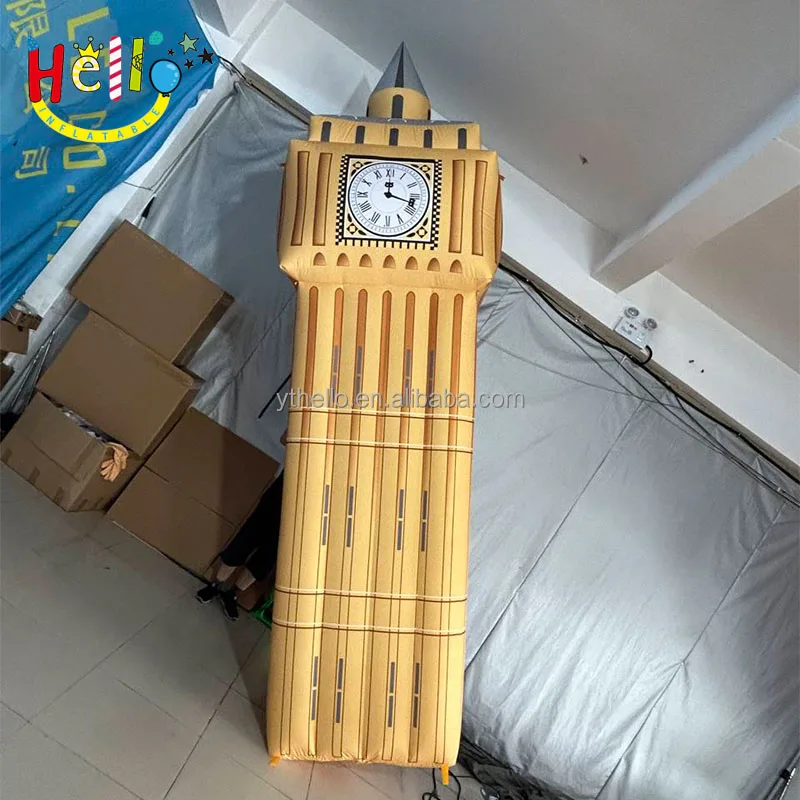 Customized Advertising Inflatable Buildings Inflatable Big Ben for Decoration