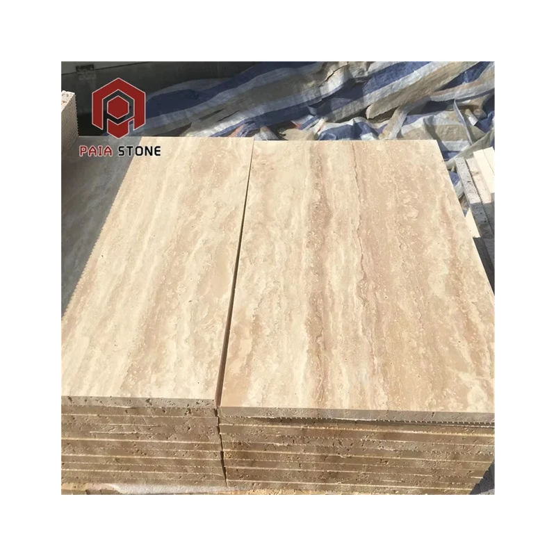 Turkish Import Beige Travertine Marble Slab Natural Porcelain Tile Bathroom Hotel Wall Floor Decoration Big Slab Graphic Design