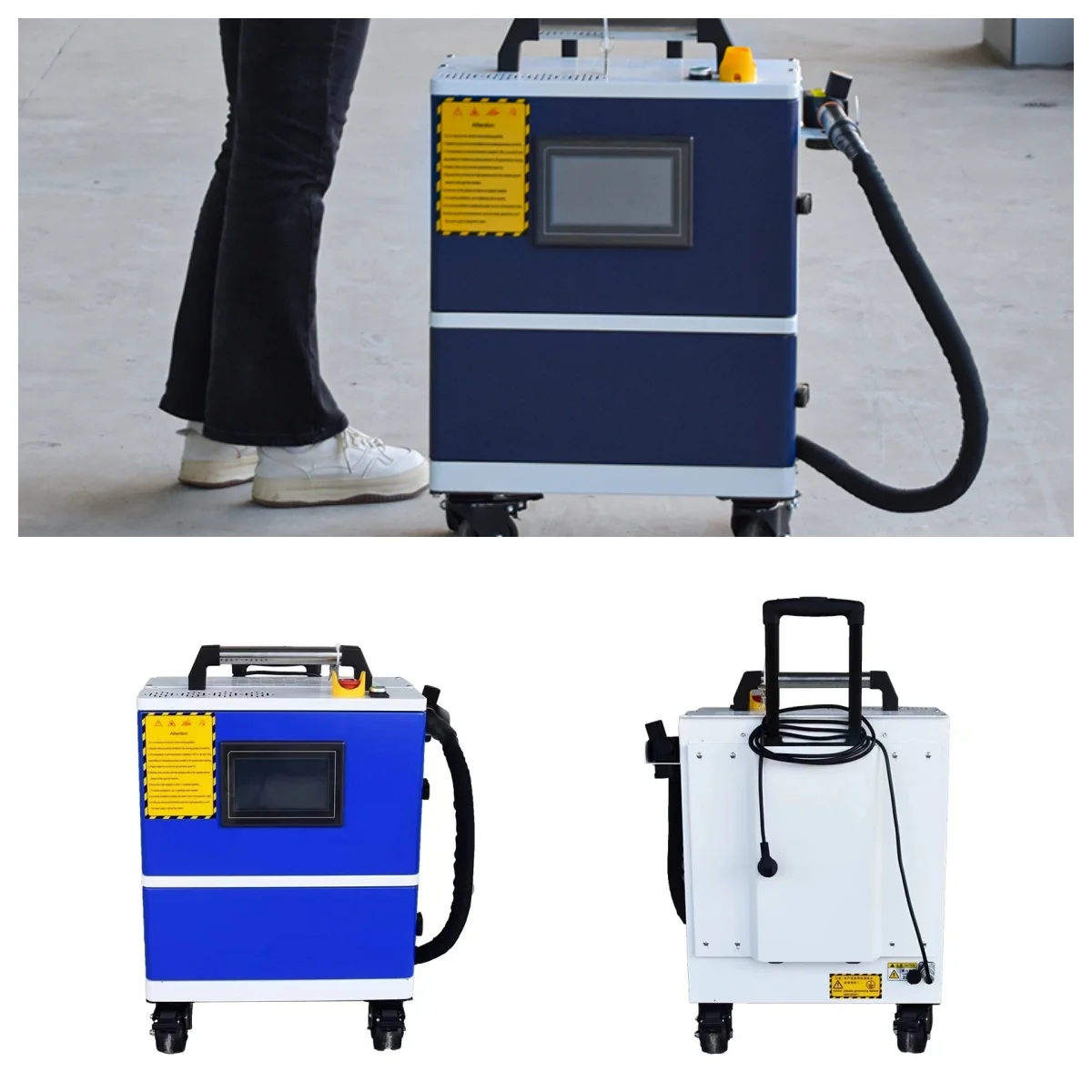 BLUETIMES 100W 200W 300W 500w Pulse Laser Cleaning Machine