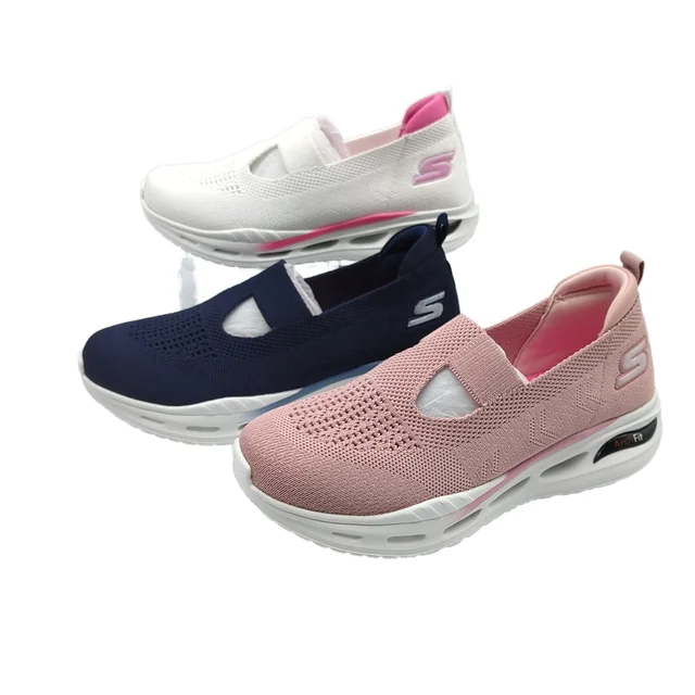 Go Slow Plus Size Mom Sports Sneakers Breathable and Elastic Walking Style Shoes