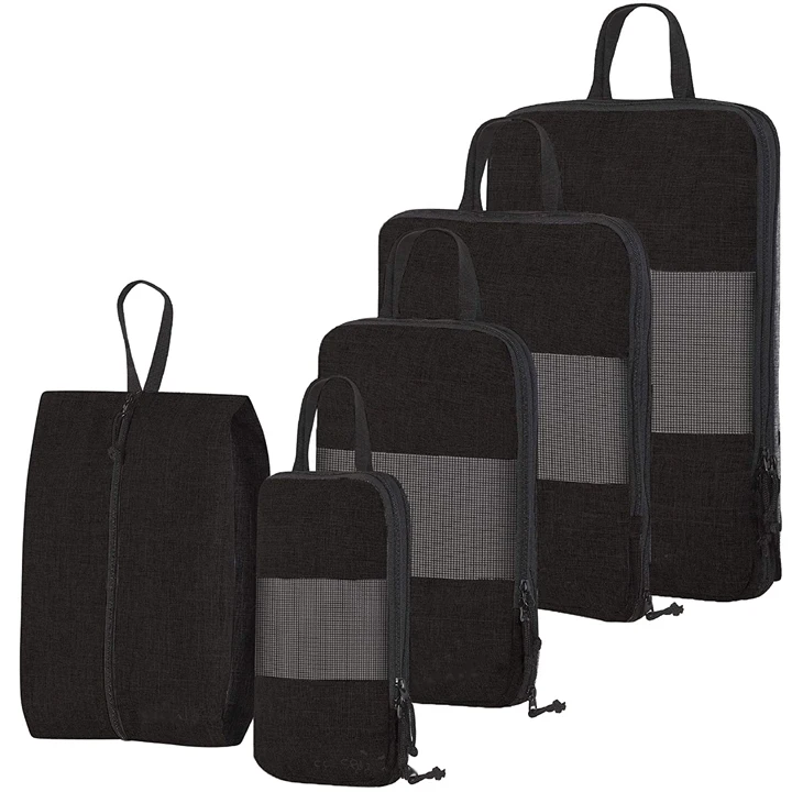 5 Set Impermeable De Compresión De Cubos De Embalaje De Equipaje Maleta  Organizador Conjunto De Paquetes - Buy Durable Cubos De Embalaje De Alta  Calidad De Equipaje De Viaje Maleta Bolsa De