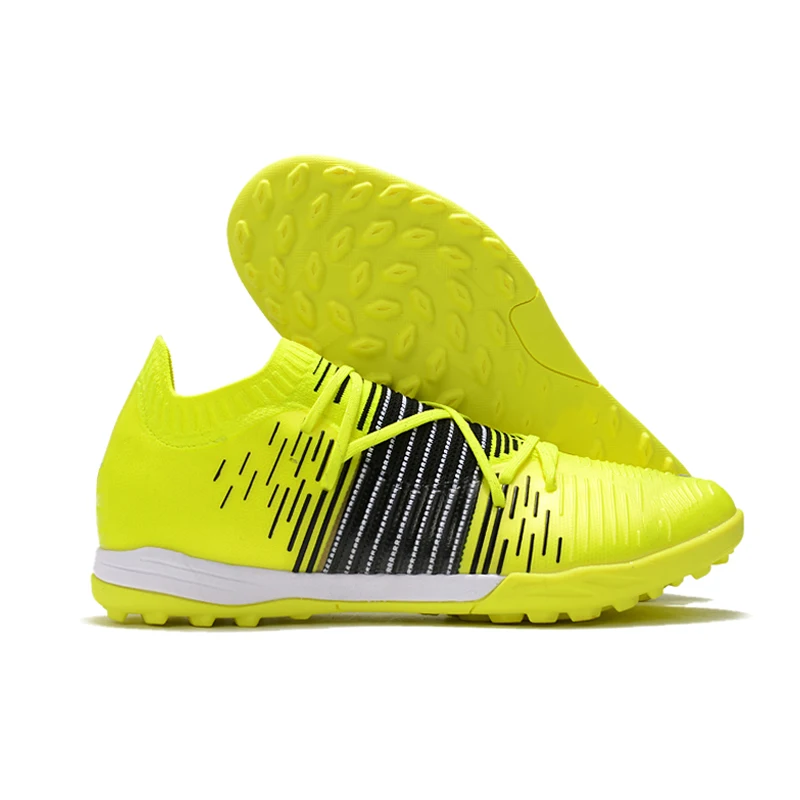 Logo Football Shoes Cleats Ankle TF Spikes Low Top Sneakers