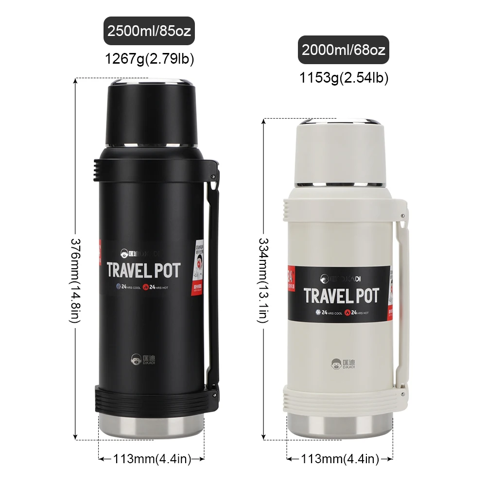 Custom Design Large Capacity Double Wall Stainless Steel Insulated Water Bottle Sport Wide Mouth Thermos Vacuum Insulated Flask
